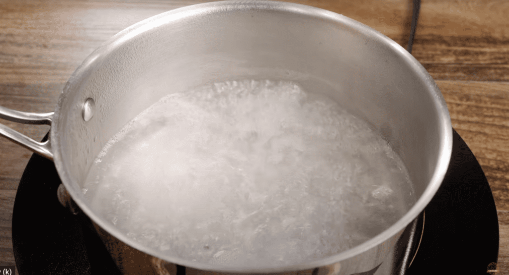 boiling water