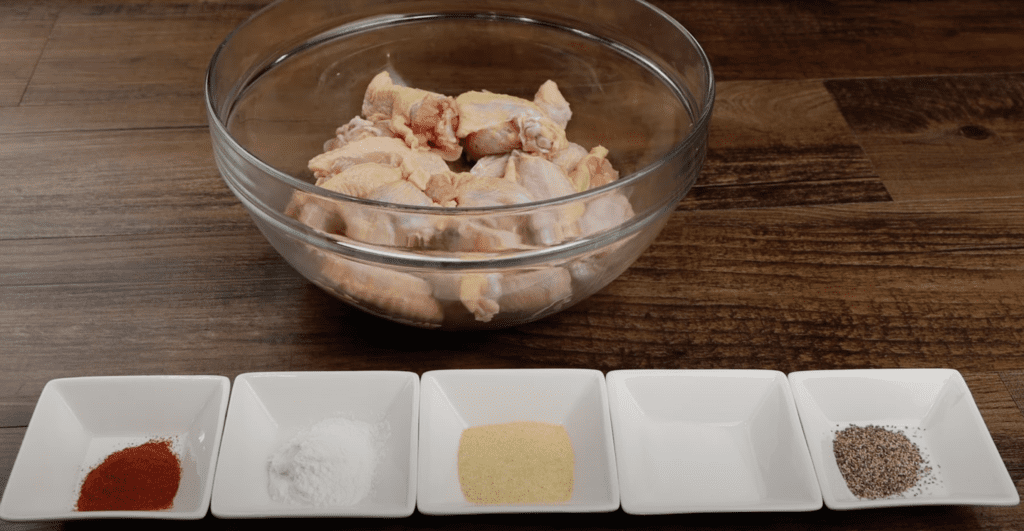 ingredients forAir Fryer Chicken Wings
