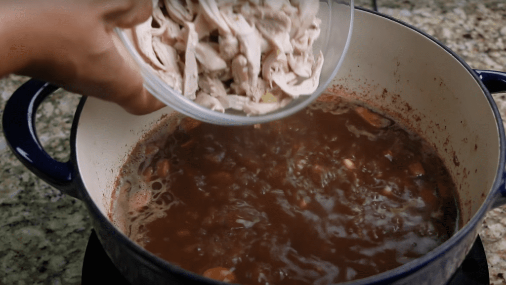 shredded chicken for gumbo recipe