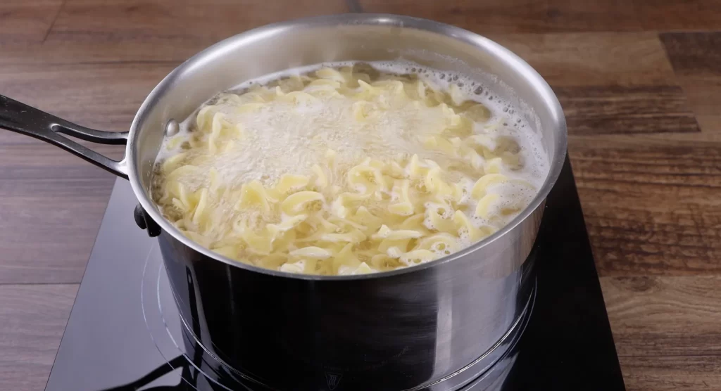 Boiling Egg Noodles