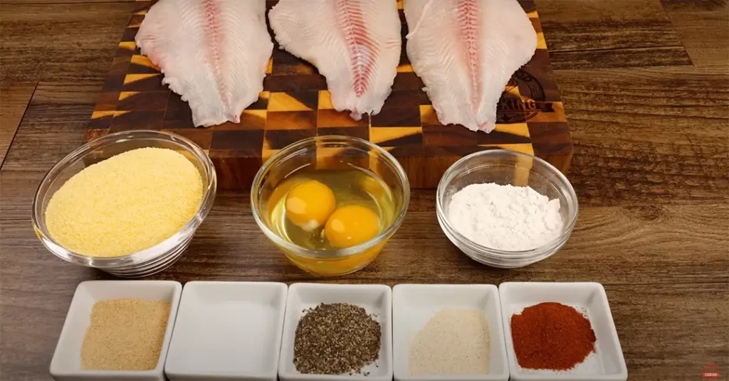 Ingredients for Fried Catfish