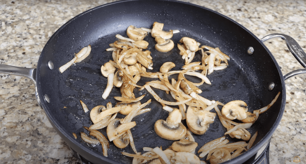 grilled onion and mushrooms for salisbury steak 