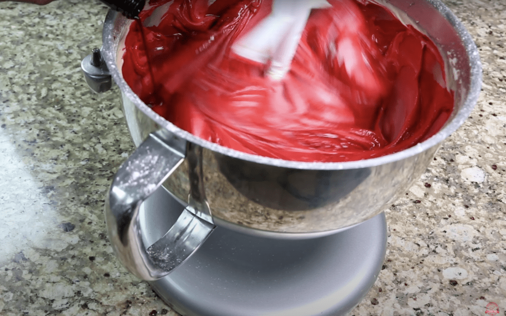 Batter for Red Velvet Cake