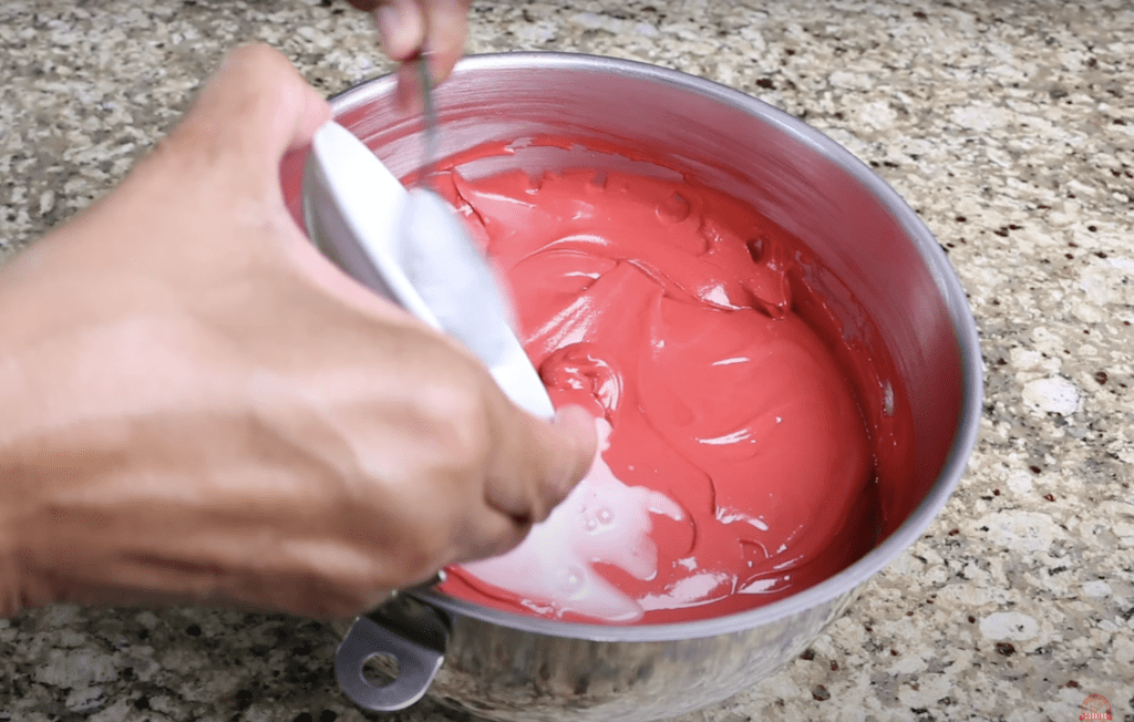 Batter for Red Velvet Cake