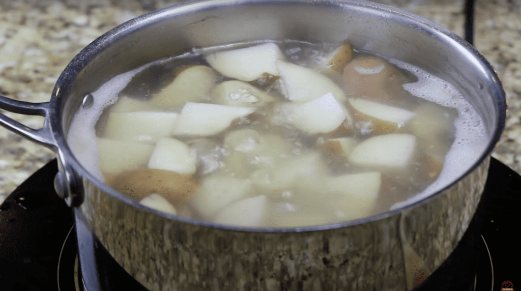 potatoes boiling