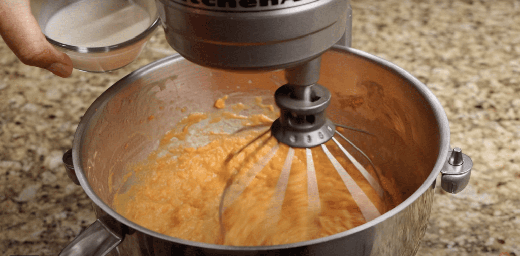 milk, sweet potatoes