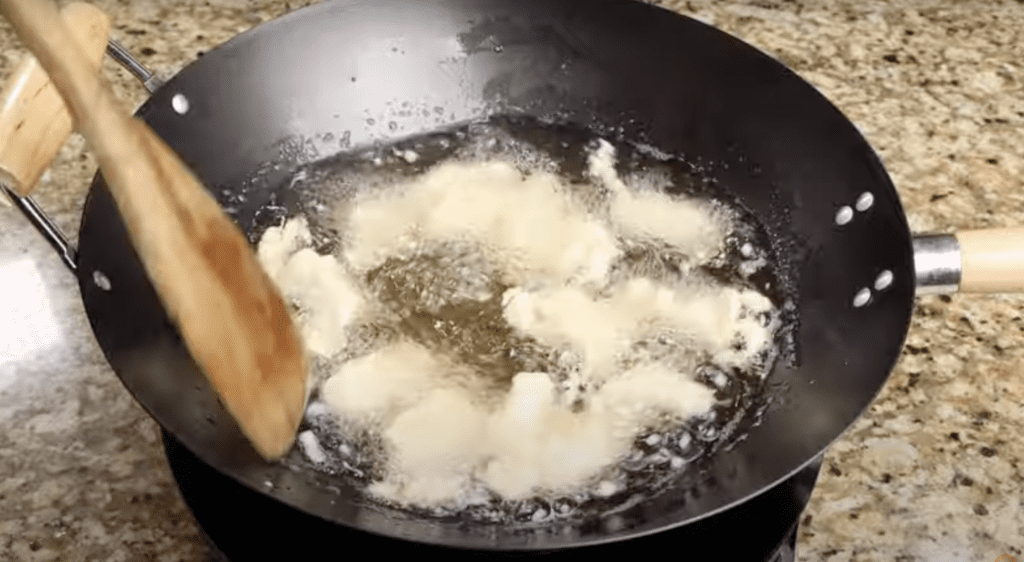 frying chicken