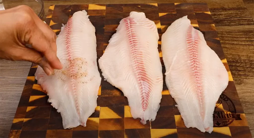 Seasoning the Southern Fried Catfish