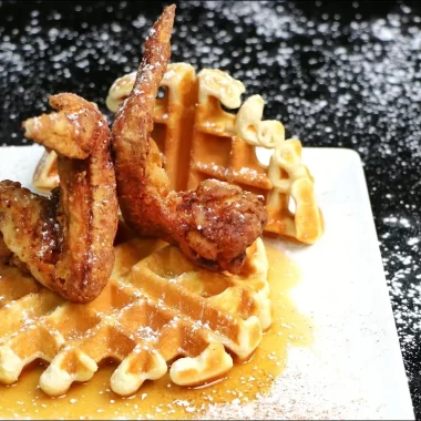 Chicken and waffles