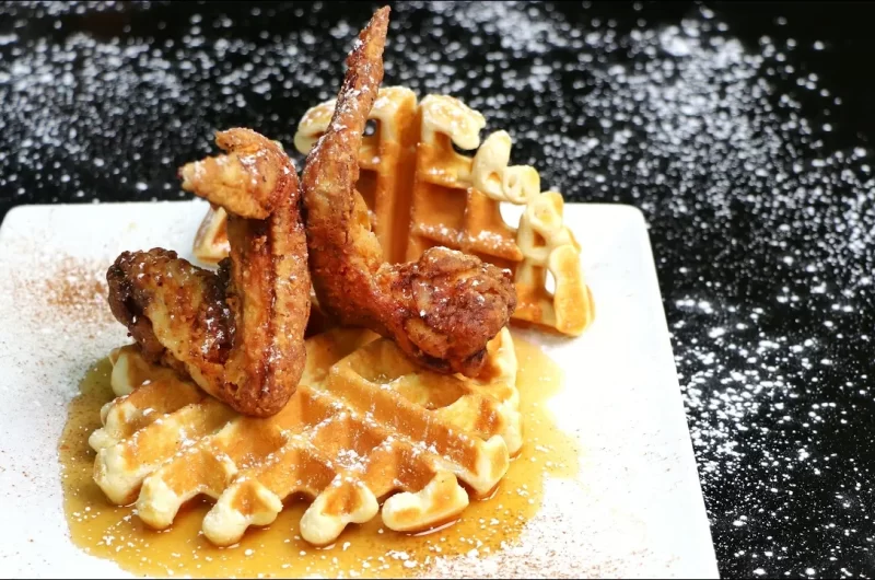 Chicken and waffles