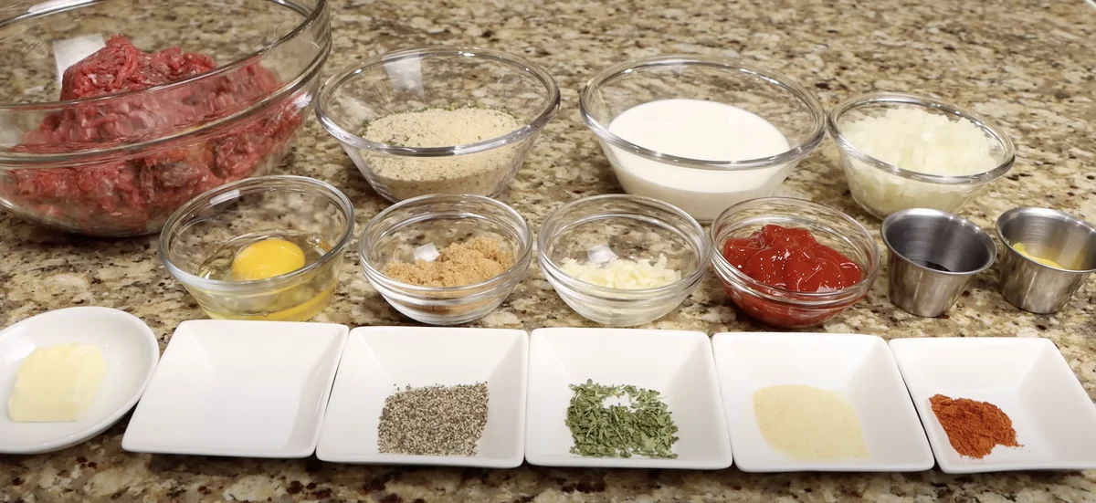 Ingredients for Meatloaf