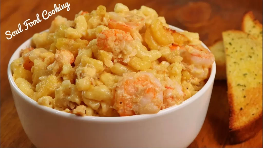 Seafood mac and cheese