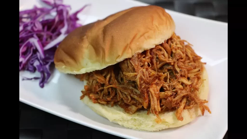 pulled chicken sandwich