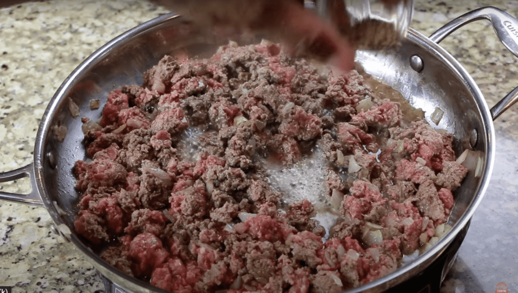 ground beef and onions