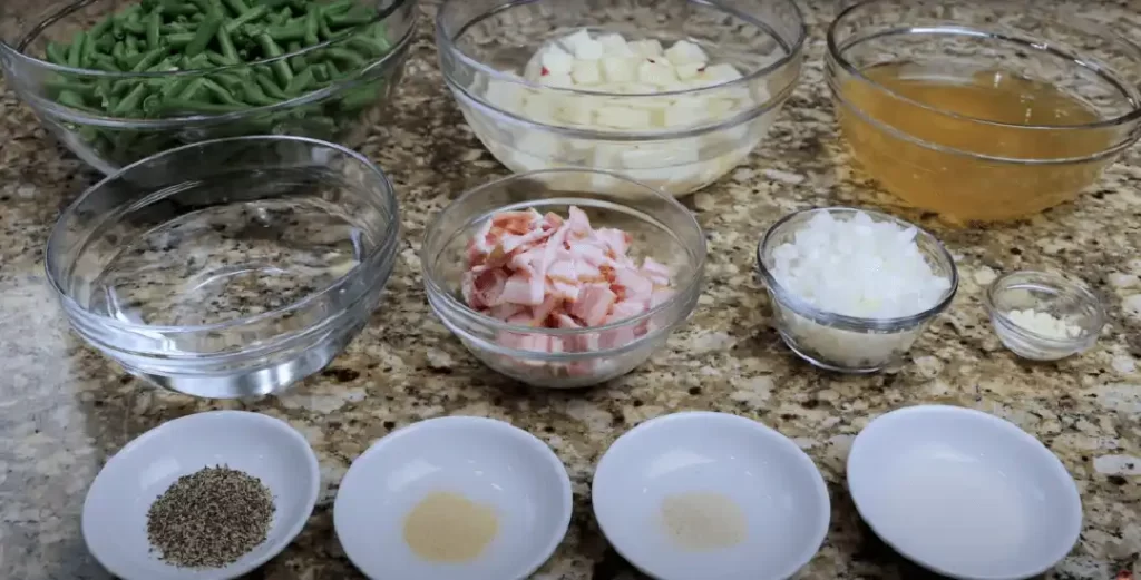 Southern Green Beans and Potatoes Ingredients