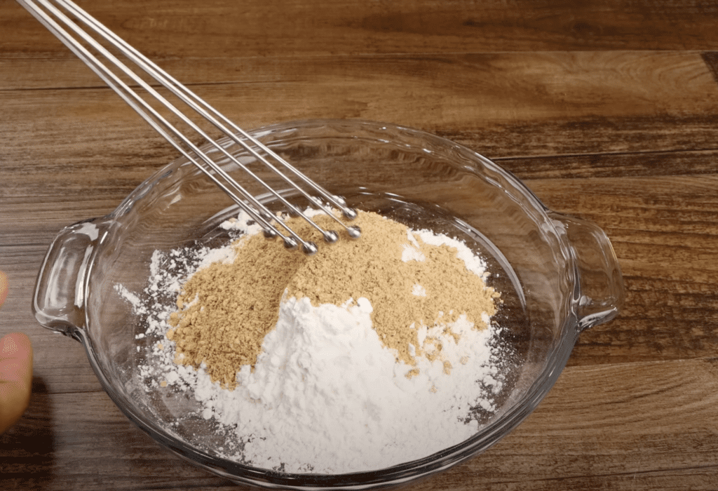 cornstarch, flour and seasoning