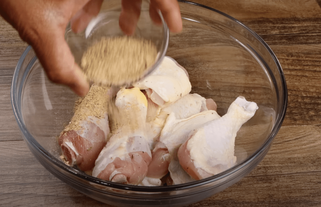 seasoning chicken