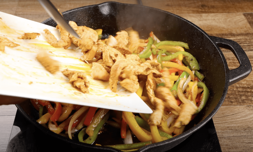 chicken fajitas