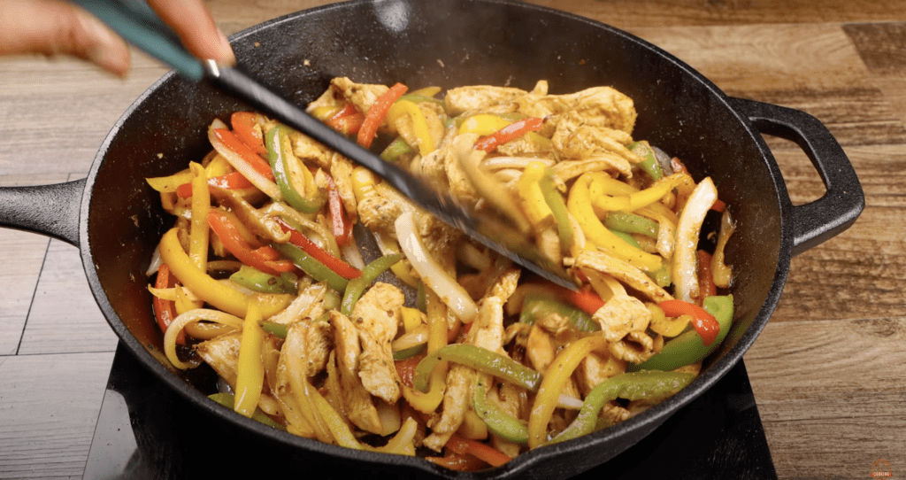 chicken fajitas