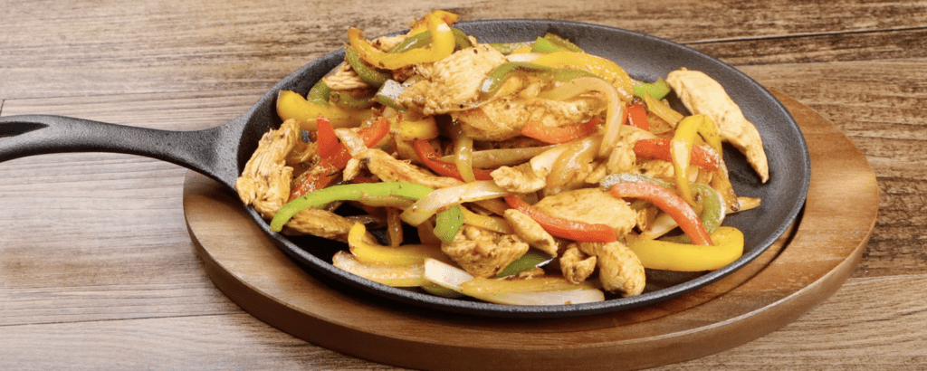 chicken fajitas