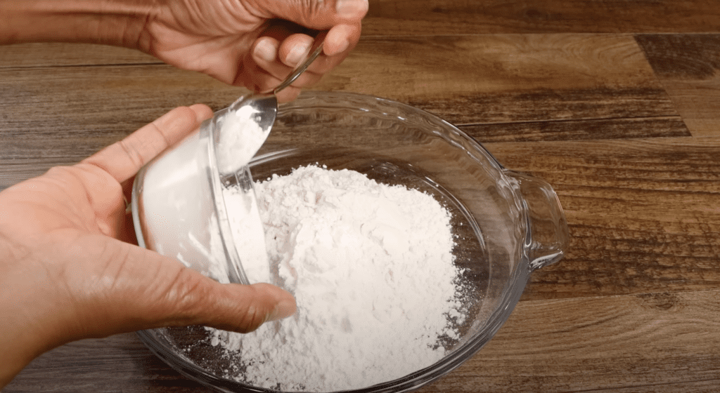 flour and cornstarch