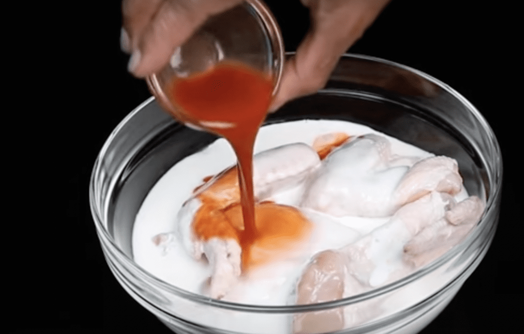 buttermilk and hot sauce chicken
