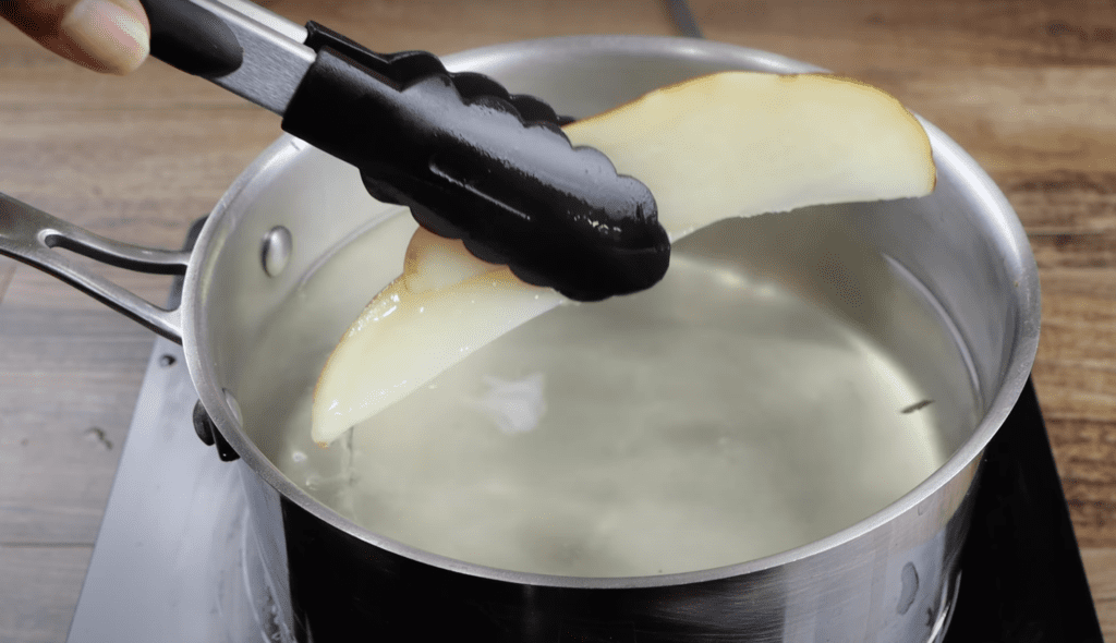 boiling the potatoes