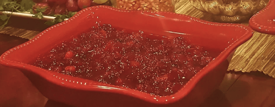 Cranberry Sauce   for Christmas potluck