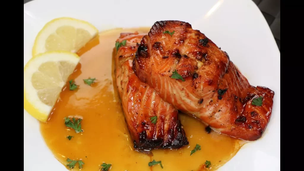 honey glazed salmon