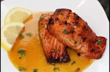 honey glazed salmon