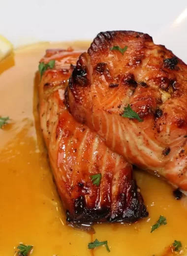 honey glazed salmon