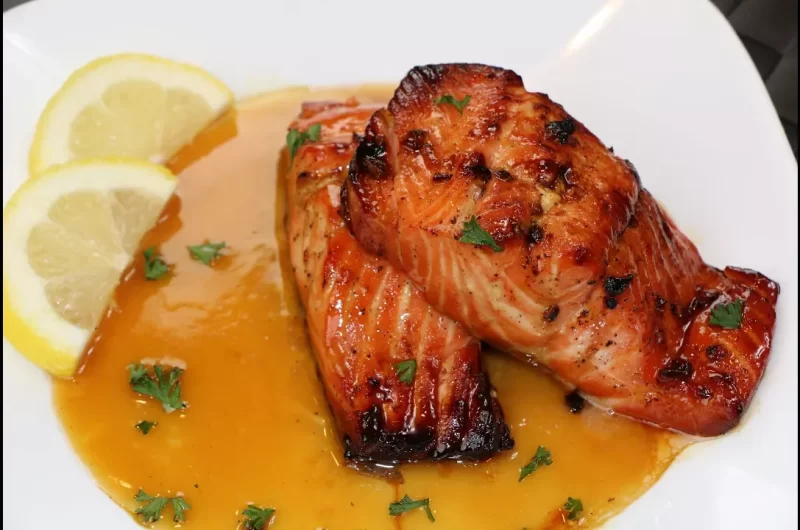 honey glazed salmon