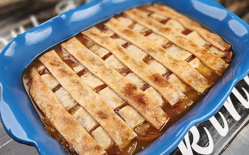 Peach cobbler