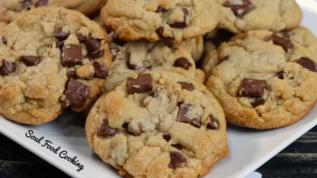 chocolate chip cookies  for Christmas potluck