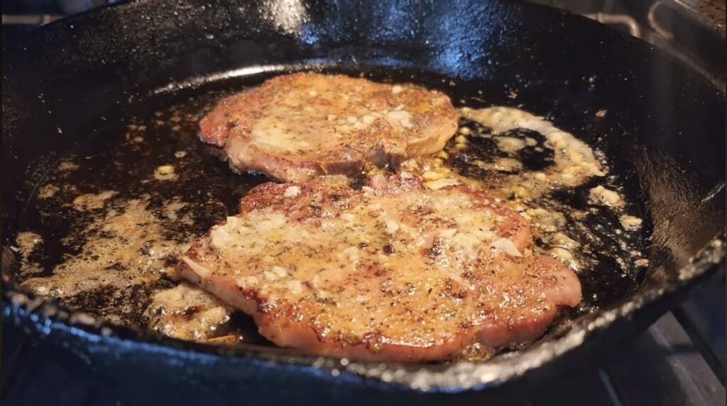 garlic butter pork chop recipe