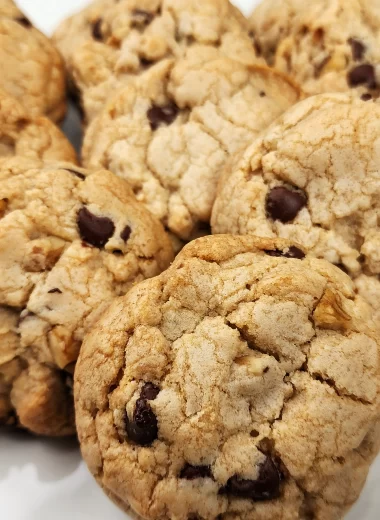 chocolate cookie with walnuts