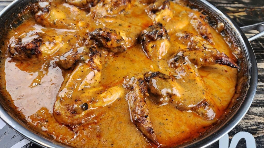 Smothered Chicken Wings
