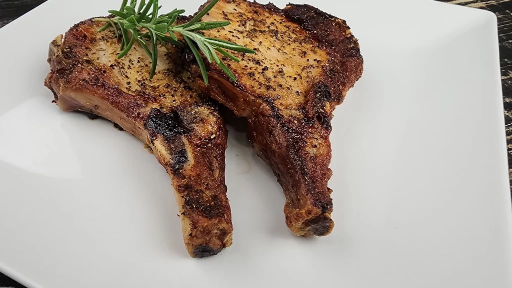 Air fryer pork chop