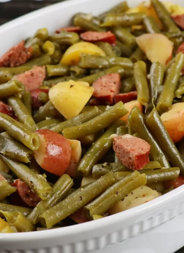 sausage green beans and potatoes