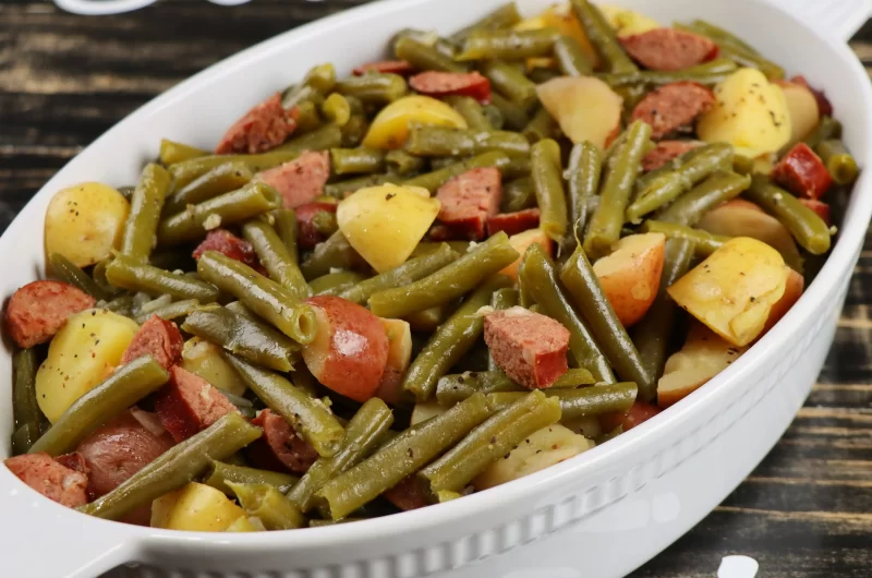 sausage green beans and potatoes