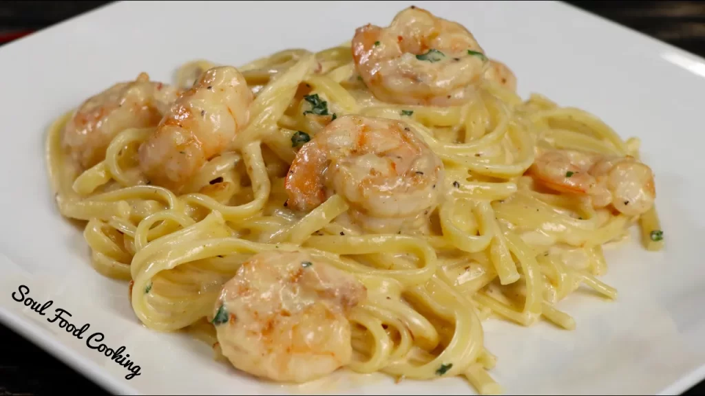 Shrimp Fettuccine pasta recipes