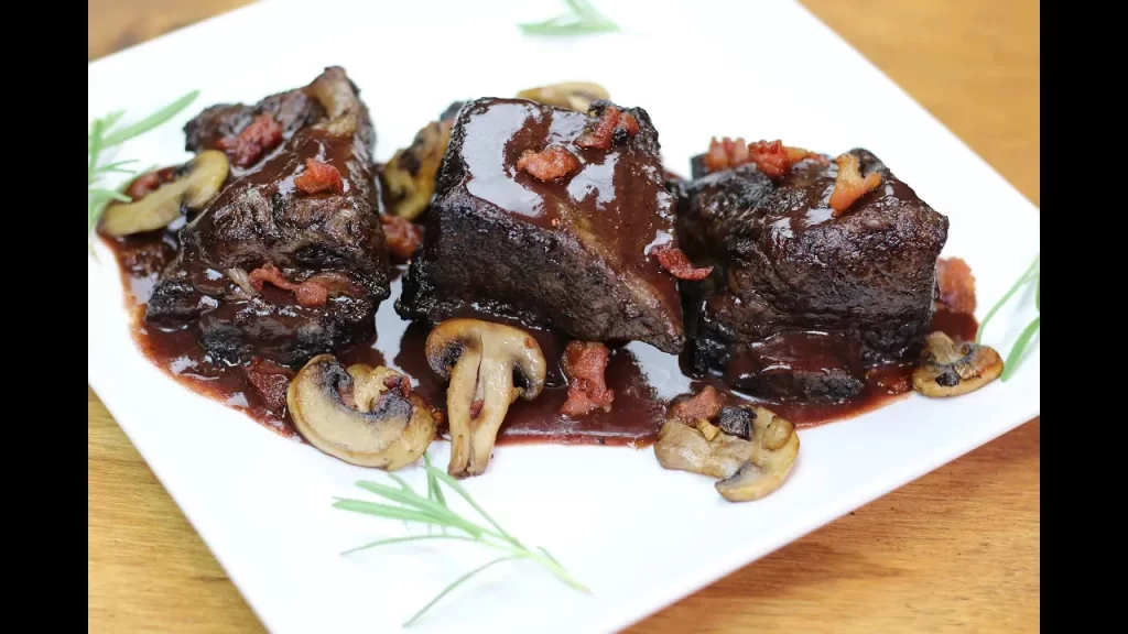 Slow cooker Braised Beef Short ribs