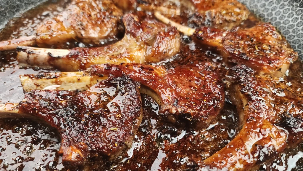 Honey Glazed Lamb Chops