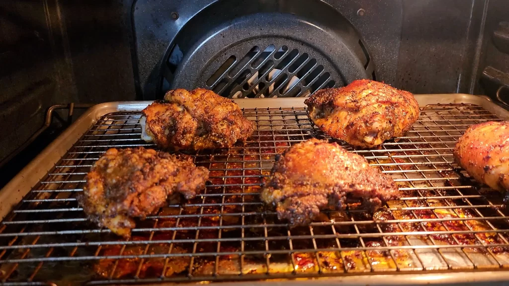 crispy oven baked chicken thighs