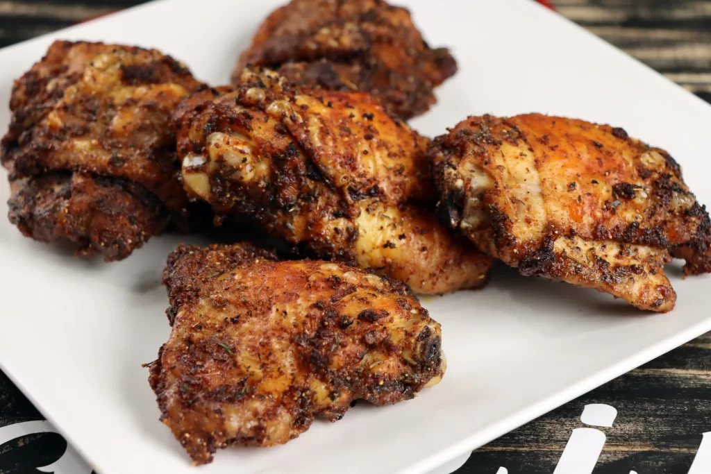 Crispy Oven Baked Thighs