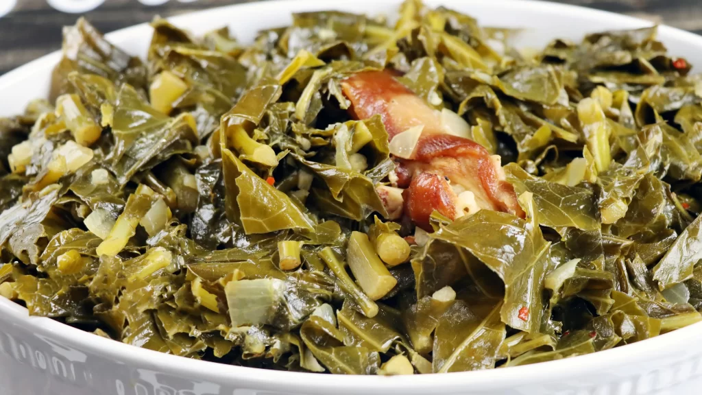 Collard Greens with Ham hocks