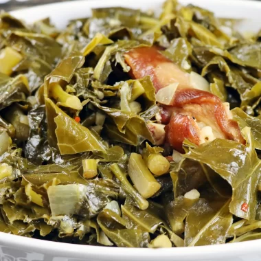 Collard Greens with Ham hocks