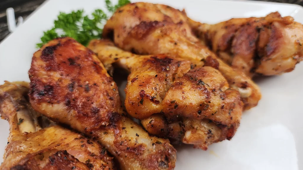 Oven baked Chicken legs