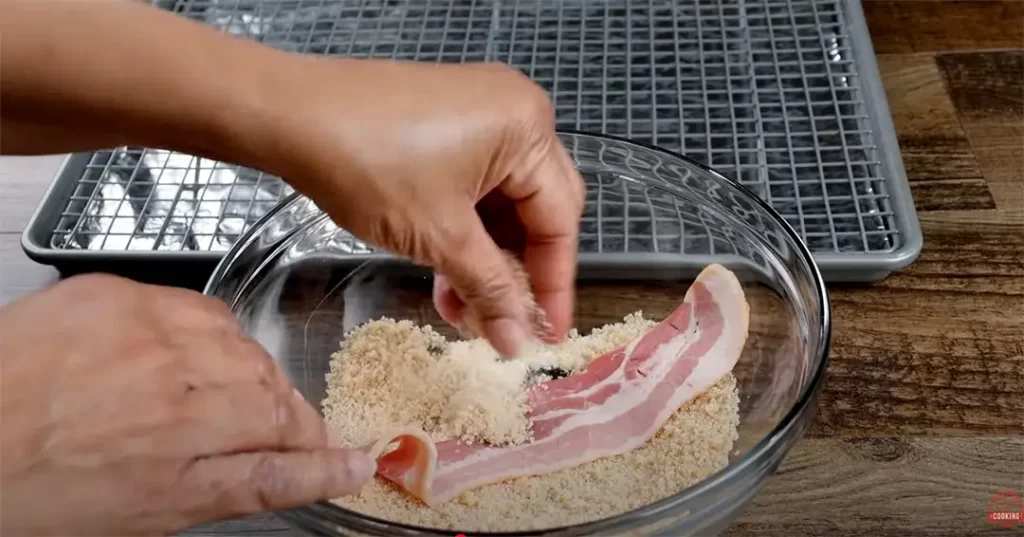 Coating Bacon for Candied Bacon