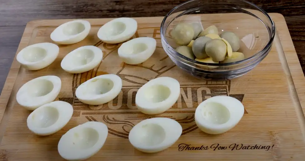 Making Deviled Eggs